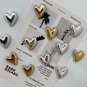 9pcs Kawaii Heart Shaped Refrigerator Magnets Set Decorative Fridge Magnets for Home Kitchen Office Whiteboard DIY Decor