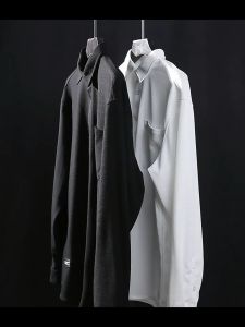 เสื้อคนอวบ เสื้อผู้ชาย 50-110KG ลายวาฟเฟิล บริการเรียบง่าย