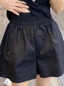 Slimming High Waist Wide Leg Casual Pants Womens Flower Bud Shorts Loose Fit Thin Style Korean Version Summer New Arrival