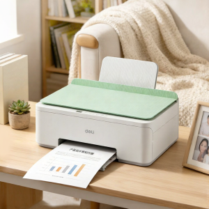 deli | Home Small Color Inkjet Scanner Copier Mobile Phone Supported Printer with Continuous Large Capacity Ink Supply