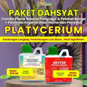 Pupuk Topfarm & Pestisida Topfarm untuk Tanaman Hias Platycerium