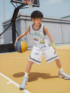 LI-NING KIDS | Boys Loose Training Basketball Uniform