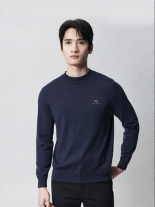 Men Fashionable Wool Sweater 100% Wool