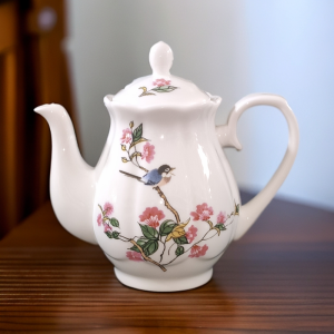 Large Size Ceramic Vinegar Pot Bone China Sauce Oil Bottle Kitchen Creative Wine Pot European Luxury Vintage Chinese Style Home Use