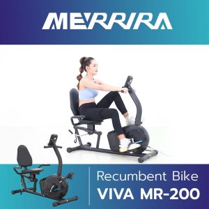 MERRIRA จักรยานเอนปั่น รุ่น VIVA 5 กก. ระบบไฟฟ้า จักรยานแม่เหล็ก จักรยานฟิตเนส เครื่องปั่นจักรยาน