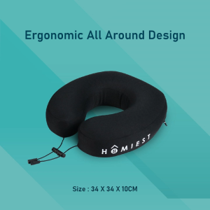 Homiest Travel U-Shaped neck support pillow / Back Support Pillow Cushion / Headrest Rest Pillow Travel Care Series