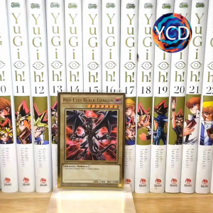 [YCDcardgame] Thẻ bài Yugioh Chính Hãng Red-Eyes Black Dragon – Premium Gold Rare
