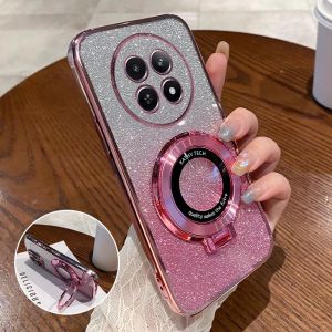 เคสโทรศัพท์ซิลิโคนแบบครอบเต็มสำหรับ Huawei Enjoy 70 pro แบบใหม่ ป้องกันการตกหล่น พร้อมขาตั้ง ดีไซน์หรูหรา สำหรับผู้ชายและผู้หญิง