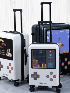 CDBLUES Game Series Luggage ABS+PC Material Fashionable Pure Color Wheel Suitcase Check-In Bag with Zipper And Four-Way Wheels