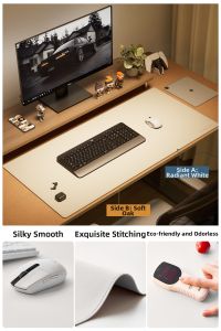 Luxurious Large Leather Mouse Pad For Gaming And Desk