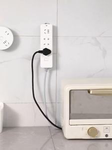 Malaysia Ready Stock Hot-selling Socket Fixer Power Cord Organizing Bracket Seamless and Convenient Hook rak penyimpanan 固定器