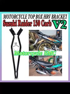 Motorcycle HRV Rear Top Box Bracket Heavy Duty For Suzuki Raider 150 Carb V2 Made in Thailand