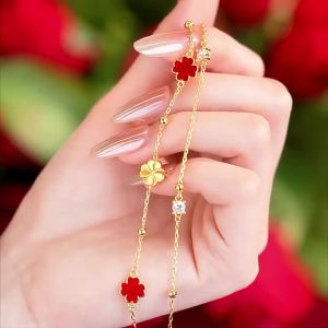 YANGCHUANGSHISHANG | Clover Design S925 Silver Bracelet