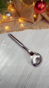 Vá inox nặn thịt viên vá làm viên chả tròn - mui làm mọc viên