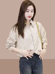 Shalldoer | Petite Women Shirts Trendy Spring Autumn Long Sleeve Tops