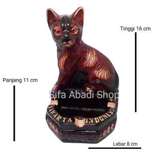 Asbak Murah Unik Aesthetic Motif Kucing