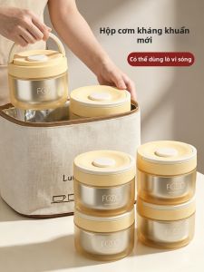 YOULUNMEI | Hộp Cơm Inox Cách Nhiệt An Toàn Với Lò Vi sóng