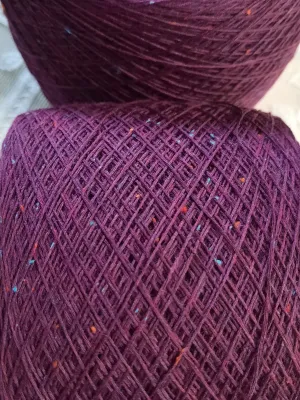 (25-56) Sợi lace cotton Nhật pha lụa viscose se 0.5mm
