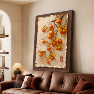 RUIBAHAO | Retro Style 3D Embossed Wall Decor Painting