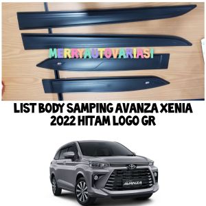 List body samping Avanza Veloz 2022 hitam logo GR