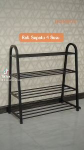 SAMONO Rak Sepatu 4 Susun Baja Design Tipe A Rak Serbaguna