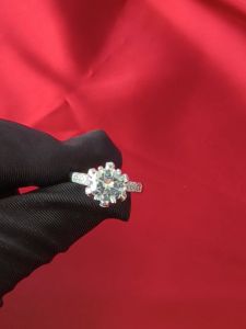 Diamcity (Free Gra Certificate) Cincin Berlian Mozzarella 2 Karat Untuk Wanita
