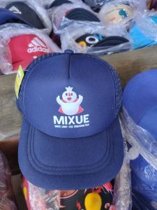 Topi anak MIXUE topi jaring anak mixue