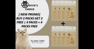 [Buy 2 Free 2] Roccos Choice Rice Husk Odourless and Flushable Cat Litter - Not Tofu