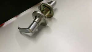 XZY New Handle Door Knob Set LEVER DOOR SET ENTRANCE Lever Wave With 3 Key