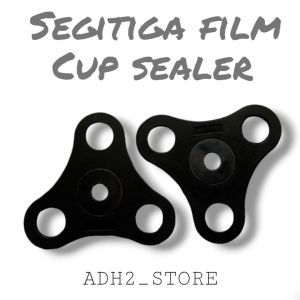 Segitiga Hitam Penjepit Plastik Film Mesin Cup Sealer Semua Merek