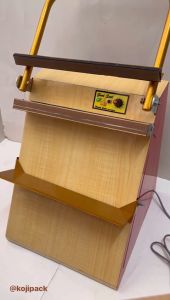 Mesin Hand Sealer Plastik Miring 30cm Good Seal untuk cairan snack Seal dan Potong Berdiri Vertical Vertikal