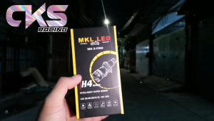 MKL Lampu Utama LED H4 MK5 Pro Biled Projector Plus Devil dan Kipas Pendingin Universal Mobil Motor