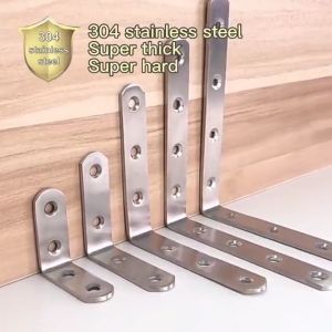 Stainless steel Angle furniture fasteners Flat steel L bracket Stainless steel Angle brackets