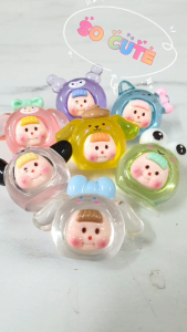 (พร้อมส่งจากไทย) MiniMaru ตุ๊กตาเรซื่น ตุ๊กตาจิ๋ว ตกแต่งสวน ตู้ปลา ของเล่นจิ๋ว sario หน้าเด็ก ของตกแต่ง