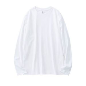 Áo Thun Cotton Dài Tay Rộng Rãi Chất Liệu Cotton Nguyên Chất Thoải Mái Không Thấm Nước Mùa Hè 2023 Phong Cách Thường Ngày Trang Phục Công Sở