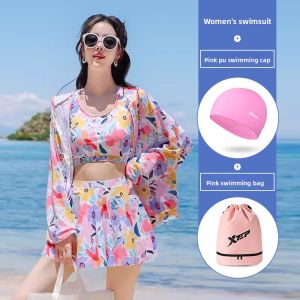 XTEP | Slimming Long Sleeve Girls Swimwear Set
