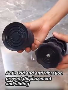 Bộ 4  chiếc chân đế máy giặt chân chống rung máy giặt tủ lạnh điều chỉnh được độ cao đế cao su chống rung