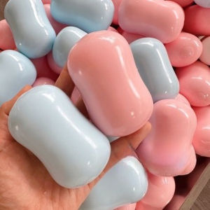 New Soap Ball Squishy Soap Stress Ball Fidget Toy Crunchy Squeeze Ball Round Blocks Filled ASMR Anti Stress Toys for Adults