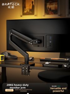 Brateck | Heavy-Duty Display Mount Arm Monitor Stand