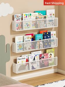WUBUWEI | Easy Household Childs Book Storage Wall Shelf