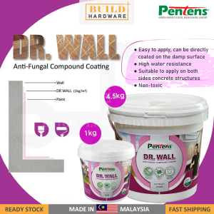 PENTENS DR. WALL 1kg / 4.5kg | Anti-Fungal Compound Coating 水性防水壁癌粉