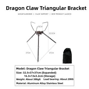 Mountainhiker | MOUNTAINHIKER Tripod Bracket Camping Multifunctional Stove Extension Bracket Multifunctional Outdoor Portable Stove Head