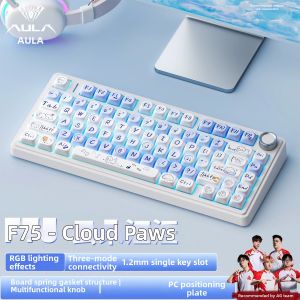 AULA | FPS Gaming and Office Wireless Mechanical Keyboard 75-Key Layout