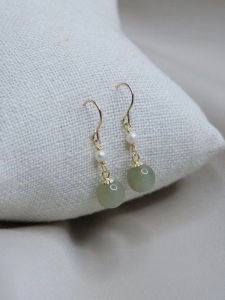 ต่างหูแบบจี้หูสไตล์จีนใหม่แบบย้อนยุค ดีไซน์เรียบง่าย ไม่ต้องเจาะหู ต่างหูแบบคลิป ประดับหูแบบไม่ซ้ำใคร วัสดุคริสตัลเทียม