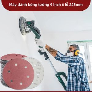 9 Inch 6 Lỗ 225 Mm Nhám Tường Giấy Nhám Kim Loại Đĩa Mài 40-2000 Nhám Mài Mòn Đánh Bóng Bộ Dụng Cụ Tự Làm Tranh & Trang Trí