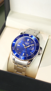 LIGE Fashion Watch Men 3ATM Removable Turntable Waterproof Calendar Steel Band Quartz Watch + Box