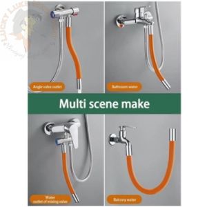 Sambungan Keran Air 360 Turbo Flex & Selang Kran Cuci Piring Flexible Fleksibel