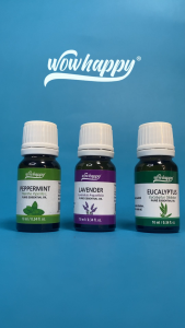 Wowhappy LEMONGRASS Aromatic Oil 10ML - Fresh Citrus Herbal Bliss | For Diffuser Massage Aromatherapy & Wellness Relaxation