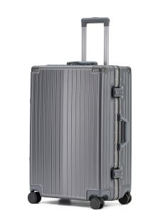 Aluminum Frame Luggage Suitcase with Four-Way Wheels 26 Inch Travel Suitcase for Men And Women Business Boarding Box 20 Inch