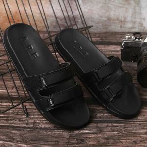 ZICO BLACK |ManNeedMe x ARF| Sandal Pria Casual Sandal Slop